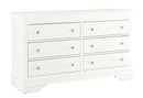 POMPEI METALLIC WHITE DRESSER - My Sweet Home Furniture (Queens, NY)