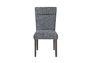 D86 GREY DINING CHAIR WITH BROWN LEGS - My Sweet Home Furniture (Queens, NY)