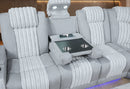U8000 GREY P2 SECTIONAL WITH LED
