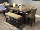 D4355 BROWN BAR STOOL KIT OF 2 - My Sweet Home Furniture (Queens, NY)