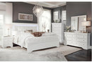 POMPEI METALLIC WHITE FULL BED GROUP WITH LED - My Sweet Home Furniture (Queens, NY)