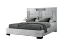 OSCAR GREY QUEEN BED NO WOOD TRIM - My Sweet Home Furniture (Queens, NY)
