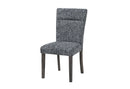 D86 GREY DINING CHAIR WITH BROWN LEGS - My Sweet Home Furniture (Queens, NY)