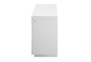 AILEEN WHITE 66" ENT UNIT W/LED, SPEAKERS, CRYSTAL AND POP-UP DOORS - My Sweet Home Furniture (Queens, NY)