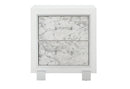 SANTORINI WHITE NIGHTSTAND - My Sweet Home Furniture (Queens, NY)