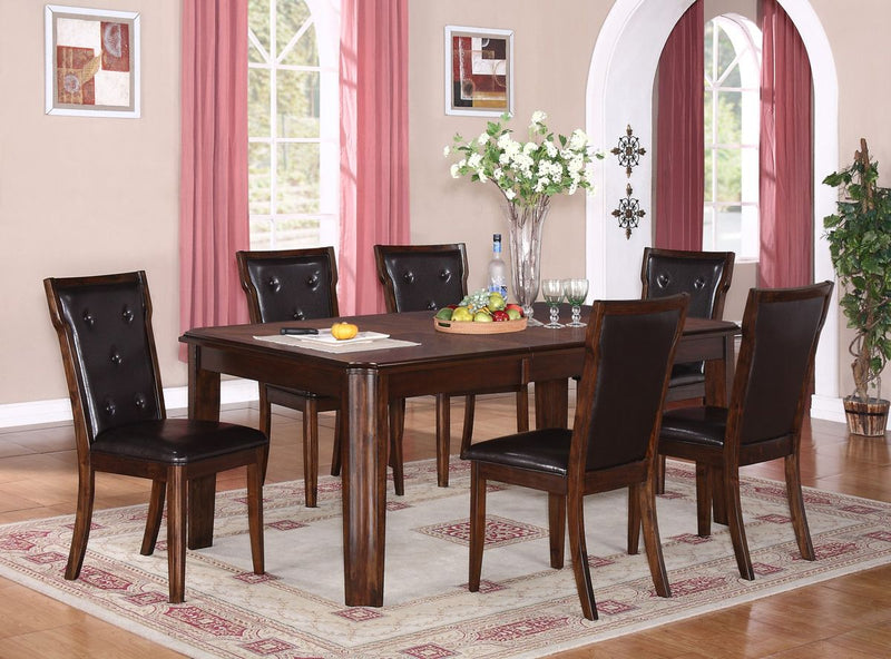 Cosmos Pam Dinette Table with 18" Leaf in Cherry