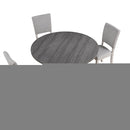 Oberto 5 Pc Round Dining Table Set
