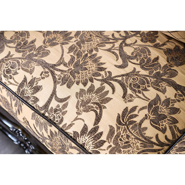 Quirino Tan/Dark Brown Sofa - My Sweet Home Furniture (Queens, NY)