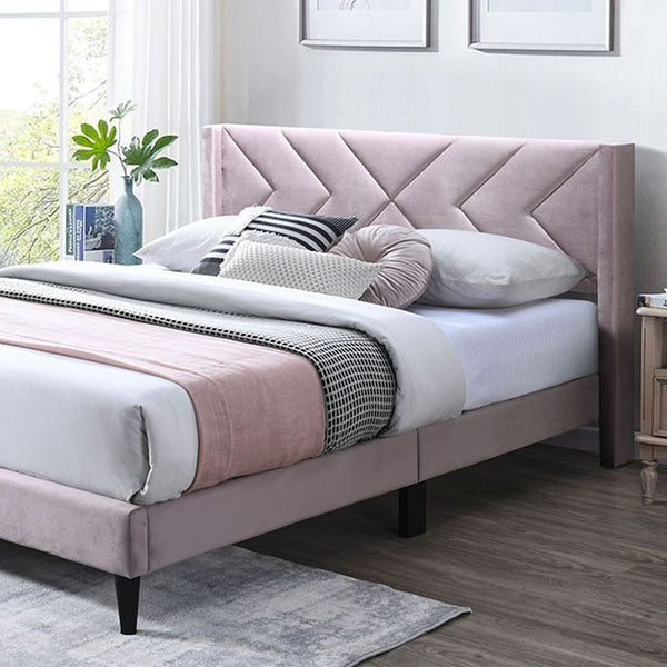 Cherry Queen Bed - My Sweet Home Furniture (Queens, NY)